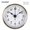 MCDFL Cround Clock Insert Arabic Numer Quartz Ruch Roman Bedside Antique Watch Dekoracja stolika DIY części 70 mm 2,8 cala HKD230825 HKD230825
