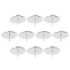 Candle Holders 10 Pcs Holder Decorative Round Candlestick Home Gold Fireplace Iron Halloween Garland