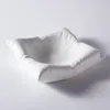 Vaisselle Assiettes produits oreillers assiettes INS creative blanc haut de gamme el assiette carrée plat froid en céramique conception artistique vaisselle 230825