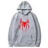 Hoodies masculinos moletom com capuz masculino rua moda aranha impressão moletom com capuz de lã senhoras casual engraçado solto hoodie 230824