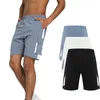 Running Shorts Men's Sports Overalls Joggers Casual Cargo Pants Male Multiple Pockets Loose Wide Bermuda Work Summer