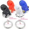 Cockrings Manyjoy Silicone Male Chastity CockCage with 3 Sizes Metal Adjustable Rings Sleeve Lock Penis Cover Restraint Sex Toy Men 230824