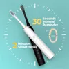 Spazzolino da denti Sonic Spazzolino elettrico Ultrasonico Automatico USB Ricaricabile IPX7 Spazzolino impermeabile Testina sostituibile per spazzolino da denti J189 230824