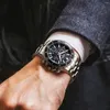 Horloges 2023 Mannen Mode Zakelijke Horloges Roestvrij Staal Quartz Uurwerk Waterdicht Lichtgevende Auto Datum Horloge Ronde Reloj Hombre