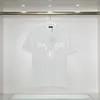 T-shirt pour hommes T-shirt de créateur Version ample T-shirt pour hommes en relief lettre tridimensionnelle style logo décontracté belle taille asiatique S-XXL