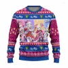 Bluzy damskie śmieszne brzydkie świąteczne bluza polarowa seksowna emilia anime moda pullover dziewczęta Hip Hop Streetwear Men unto odzież par para