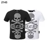 PLEIN BEER T-SHIRT Heren Designer T-shirts Merkkleding Strass PP Schedels Mannen T-SHIRT RONDE HALS SS SCHEDEL Hip Hop T-shirt Top Tees 16626