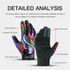 Cykelhandskar Partihandel Tryck Cykelhandskar Cykelcykel Sport Full Finger vandringshandskar Mesh Gel Winter Gloves Women 230825