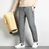 Pantaloni da uomo in pile invernale 2023 pantaloni sportivi spessi caldi moda casual con coulisse grandi dimensioni da jogging di alta qualità