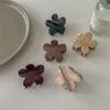 AFSHOR Hoge Kwaliteit Bloem Haar Klauwen Clips Vrouwen Meisjes Zoete Kleurrijke Matte Kleine Krab Haar Clips Haarspeldjes Haar Klemmen Haar accessoires