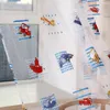 Curtain Kids Car Pattern Sheer Scarf Valances Decorative Articles Yarn Lightweight Porch Partition For Living Room Kitchen