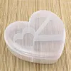 Jewelry Pouches 1pcs Love Shape Plastic Storage Box Accessories Packing