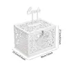 Andere Event Party Supplies Hochzeit Urne Karte Umschläge Box für WLock PVC Hochzeitsdekorationen Empfang Jahrestag Braut Babyparty 230824