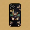 Cas de téléphone de concepteur Fashion Bear Print MOS Phonecase Marque de luxe Couverture antichoc Shell Nouveau cas pour iPhone 14 13 Pro Max 12 11 XS XR 8P 7
