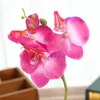 Finto verde floreale Artificiale Mini Orchidea Phalaenopsis Piccola pianta da tavolo in vaso Fiori finti Piante di plastica Ornamento Home Office Decor 230824