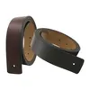 Belts 38mm Mens Leather Belt Strap Adjustable Trouser Without Buckle