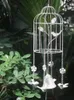 Party Decoration Iron Retro Bird Cage Wind Chimes Ornament Wedding Garden Courtyard Villa Creative Pendant