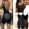 Midja mage shaper kvinnor sömlös bodysuit bantning formade modellering remmar låg ryggtränare underkläder rygglös sexig fajas colombiana 230825