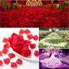 100/500/1000pcs sztuczne płatki róży romantyczny sztuczny kwiat jedwabne płatki Walentynki Wedding Flower Dekoracja płatków HKD230825 HKD230825