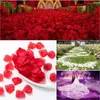 100/500/1000 peças pétalas de rosa artificiais românticas flores artificiais pétalas de seda decoração de pétalas de flores de casamento para dia dos namorados hkd230825 hkd230825