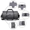 Outdoor Bags Men Gym Bag Folding Suit Large Capacity Multifunctional Sports Fitness Waterproof Business Travel