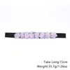 Belts Handmade Floral Elastic Fashion Belt With Dress Waistcoat Elegant Colorful Accessories Bohemian Chic Summer