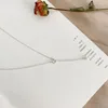 Kettingen Natuurlijke Zoetwaterparel Choker Ketting 925 Sterling Zilveren Sieraden Voor Vrouwen Koreaanse Trend