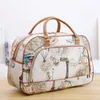 Duffel Bag Travel Fashion Pu Leather Large Capacity Waterproof Print Bagage Duffle Bag Men Casual Travel Weekend 230825