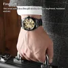 Montres-bracelets homme montre mécanique analogique Hallow remplacement automatique facile correspondant affaires montre-bracelet horloge cadeau d'anniversaire