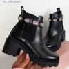 Botas de deslizamiento Nuevo cristal de mujeres de tobillo de diamantes de imitación en la plataforma PU Leather s Booties Spring Autumn Females Calzado T C Pring