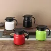 Tazze Tazza per la conservazione del calore in acciaio inossidabile Caffettiera Vecchio set di bollitore in ceramica per tè bianco e stufato