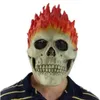 Party Masks Ghost Rider Flame Szkielet Skull Mask Straszny horror Zombie Spooky Knight Halloween Creepy Demon Masque Carnival Party Props 230824