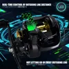 BAITCASTING REELS LED SCREEN Electronic Reel Baitcasting High Speed ​​72 1 10 kg vattentät saltvattengjutet Drum Wheel Moulinet Casting 230824