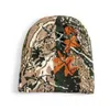 fashion men's and women's camouflage melon skin hats solid color round top knitted hats thread caps processing and customization available L0825