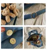 Evening Bags Autumn Winter Fashion Lovely Three-dimensional Bear Messenger Bag Women Cartoon Bags Doll Bear Handbag 230825