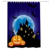 Shower Curtains Fashion Curtain Beautiful Spooky Halloween Waterproof Fabric Decoration For Bathroom Home