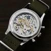 Wristwatches 40mm China Aviation Chronograph Seagull Movement 1963 Mechanical Watch For Men 40mm ST1901 Sapphire 38mm Mens Watch Pilot 230824
