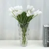 Fiori decorativi 5 pezzi tulipani artificiali bouquet di fiori realistico tocco reale tavolo di nozze bouquet floreale fiori finti regalo fai da te casa