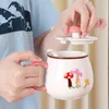 Tazze Cartone animato Simpatico fungo Tazza Tazza da caffè Ceramica Ufficio Colazione a casa Stampa creativa per amici e parenti