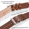 Assista Bandas Hemsut Couro para Homens Italiano Buttero Handmade Strap Quick Release Vintage Substituição Envoltório de 18mm 20mm 22mm 230825