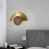 Wall Lamps Creative Personality Background Lamp Designer Half Moon Light El Bedroom Headboard Stairs Aisle