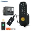 Tuya Smart Lock Waterproof WiFi 지문 림 잠금 스마트 카드 스마트 카드 디지털 코드 전자 도어 잠금을위한 전자 도어 잠금 HKD230825