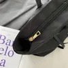 Kvällspåsar kvinnors stora kapacitet väska arbeta axel avslappnad handväska för resekontorsskola lätt oxford trasa svart tote