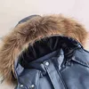 Piumino per bambini Inverno Bambino Ragazze e ragazzi Tinta unita Tuta da neve Pantaloni e giacche Abbigliamento Cappotto L231128