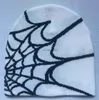 Bead Caps Beanie/skull Knitted Hats Mens and Womens Jacquard Outdoor Riding in Autumn Winter Spider Web Warm for Adults L0825