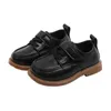 Spor ayakkabı çocuklar için deri ayakkabılar erkekler için deri ayakkabı çocuklar rahat daireler erkekler spor ayakkabılar kız ayakkabıları basit moda yumuşak bahar sonbahar yeni l0825