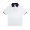 Algodón 23SS Diseñador Polos Hombres Polos de lujo Casual para hombre Camiseta Carta Bordado Moda High Street Man Tee CHG2308256-6 megogh
