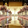 لحفلات الحفلات 10 أمتار لكل Lot 1.2M Shine Silver Mirror Carpet Hanner Runner for Romantic Wedding Favors Decoration 2023 Arrival