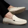 Scarpe eleganti Mocassini da uomo in vera pelle Slip On Calzature casual per uomo Mocassini Scarpe eleganti taglie forti 230824