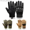 Männer Winter Touchscreen Jagd Taktische Handschuhe Motorrad Handschuhe Racing Mikrofaser Leder Motorrad Road Racing Team Handschuh Q230825